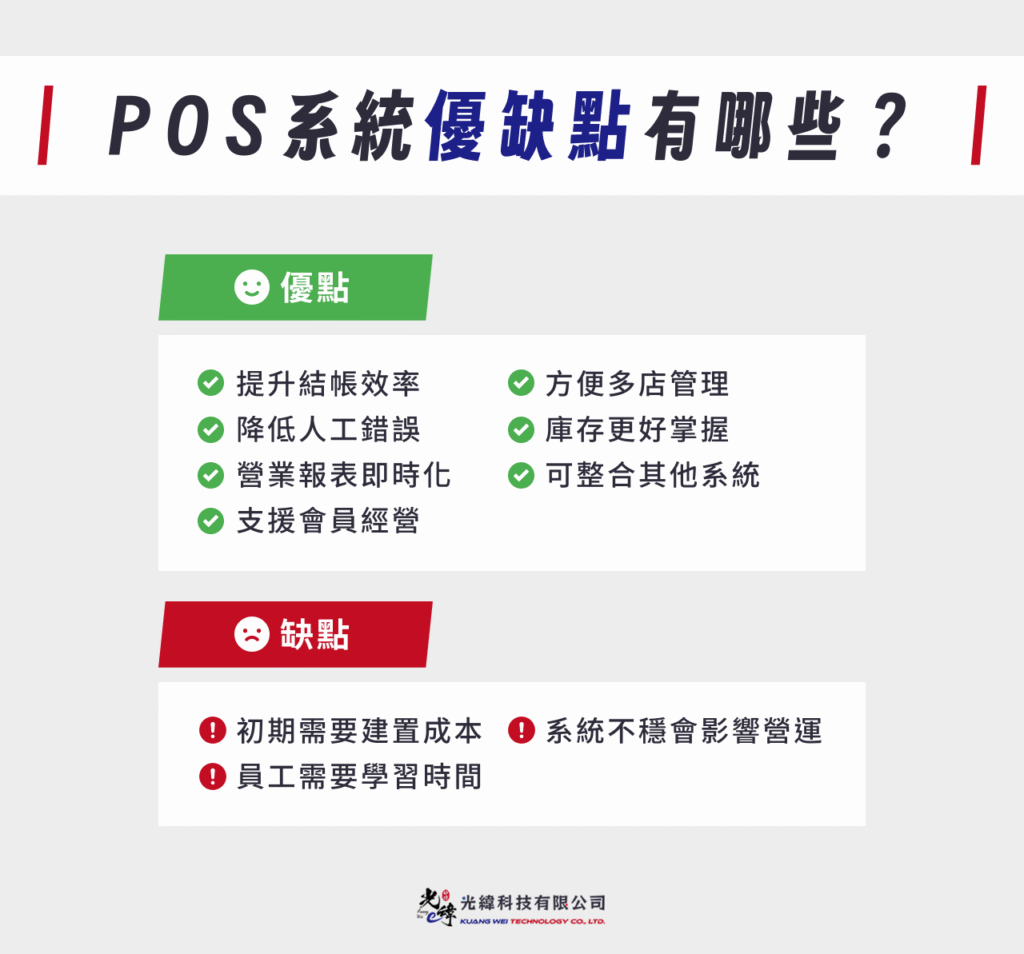 POS 系統優缺點有哪些? POS 系統優缺點有哪些?